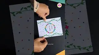 Navratri greeting card | Navratri card making | #shorts​ #youtubeshorts​ #diy #drawing