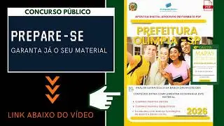 Apostila Prefeitura de Olimpia SP Fonoaudi&oacute;logo 2026