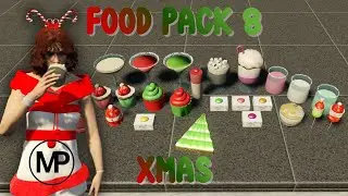 🎄Food Pack 8 - Xmas Props | Metal & Poison WorX on Tebex