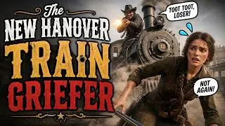 Red Dead Online: Грифер на поезде в Нью-Ганновере (РЕМЕЙК) @AimeePiB