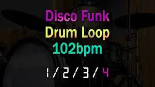 Disco Funk Drum Loop - 102bpm