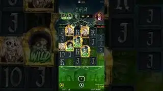 Spooky👻Horror☠️Edition, playing slot  The CRYPT.(See all? Watch the nr24 video at my channel) Enjoy!