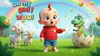 Animal Friends Song | Fun Farm Adventure with Sheep, Goat & Dinosaur