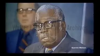 Macon Mayor Ronnie Thompson Leads Discussion after Police Shooting Death of Black Man  (7/6/71)