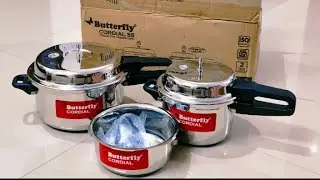 Butterfly Stainless Steel Pressure Cooker Combo Unboxing
