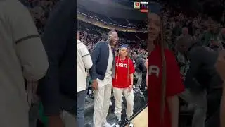 LeBron James & Draymond Green meet the USA Junior Women&rsquo;s team at the 2023 Nike Hoop Summit!
