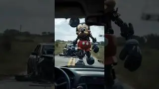 mickey mouse becomes a robot? so scary seeing this #mickey #robot #ai #shorts #reeel #cartoon
