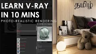 Learn V-ray Sketchup in 10 minutes | Tamil | V-ray Tutorial