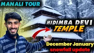 Manali Mall Road | Hadimba Devi Temple | Van Vihar | Old Manali | Snowfall & New Year Celebration