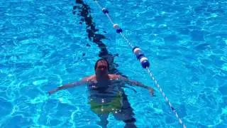 Fairview Pool Charlie third day crystal clear blue water