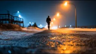 Zarielle – Fire on the Pavement | Night Walk R&B Visualizer