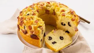 Savory donut: the perfect recipe to clear out the fridge!