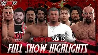 WWE 2K17 Simulation: Survivor Series 2016 Full Show - Epic Highlights