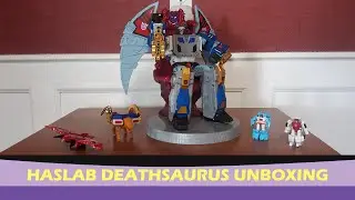 Transformers Haslab Deathsaurus Unboxing