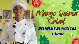 Mango Quinoa Salad | Healthy Salad Recipe Practical for Hotel Management Students | #salad