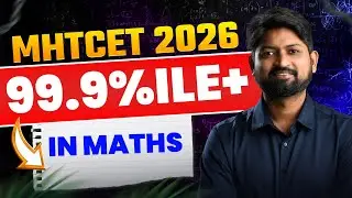 MHT-CET 2026 Maths Preparation 99.9 Percentile Target Plan | Ankush Sir  #mhtcet2026 #mhtcetmaths