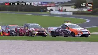 2016 SuperUtes @ Phillip Island - Mork Massive Jump Start
