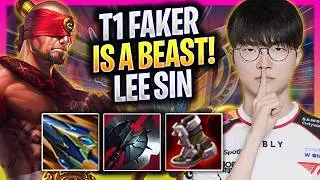 FAKER IS A BEAST WITH LEE SIN! - T1 Faker Plays Lee Sin Jungle vs Ambessa! | Season 2026