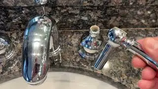 American Standard Hampton 3 Hole Bathroom Faucet Assembly & Stem Replacement