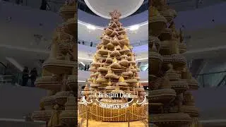 Christian Dior Christmas Tree @thedubaimall  #ytshorts #shorts #dubai #viral #fyp #trending #yt