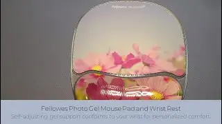 In Hand Review of Fellowes Photo Gel Mouse Pad and Wrist Rest