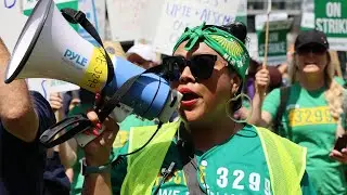 UC San Diego Health workers strike on International Workers&rsquo; Day