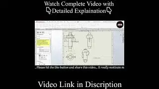 Cotter Joint Drawing in 1 min using 