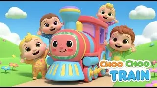 Choo Choo Train 🚂 | 3D Cartoon Train Song | @LittleExplorers45-S