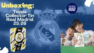 Abrimos la COLLECTOR TIN del REAL MADRID 2025-26 de TOPPS🔥