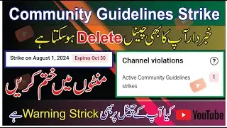 How to Remove a YouTube Community Guideline Warning