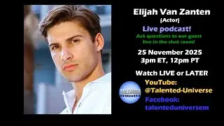 Elijah Van Zanten - (Actor, 'My Runaway Fianc&eacute; Became My Bodyguard'), joins us.