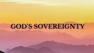 Sovereign God lyric song by Maurette Brown 