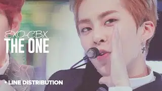 EXO CBX - The One: Line Distribution (Color Coded)