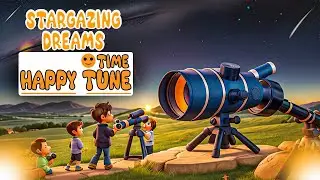 Stargazing Dreams Poem in English |Happy Tune Time & Kids Song