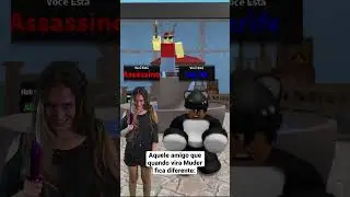 Quando algu&eacute;m vira Muder no MM2! Roblox @alcaplay #roblox #mudermystery2
