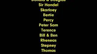Thomas & Friends  The Gallant Old Engine & Other Thomas Stories Nameplates