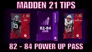 !! MADDEN 21 !! 82 - 84 POWER UP PASS !!