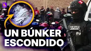 22 extranjeros detenidos en búnker de SMP: Taller de moto escondía droga y armas para extorsión