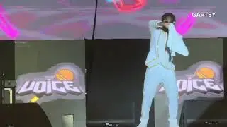Выступление Voice Cryed на сцене фестиваля Vibes with Voicey Fete в парке Queen&rsquo;s Park Savannah в...