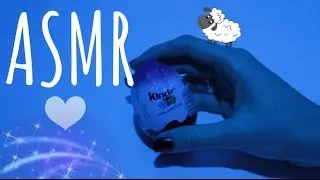 ASMR KIDS:  Abrindo Kinder Ovo (Vídeo para relaxar e dar sono) Sons de alumínio, tapping e papéis