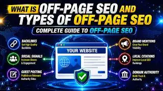 What Is Off-Page SEO and Types of Off-Page SEO | Complete Guide to Off-Page SEO Types | Class-1
