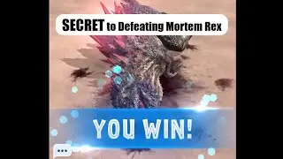 Tutorial SECRET: How to DEFEAT Mortem Rex with LOW Levels (Part 1)
