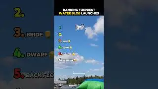 Рейтинг самых смешных запусков водяных капель😭😭