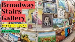 Bisbee Arizona Broadway Stairs Art Gallery (short)