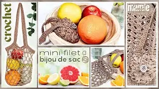 😍UN BIJOU DE SAC ORIGINAL ET PRATIQUE💗 UN SAC DE SECOURS, ON ADORE!💗 TUTO CROCHET @MamieCrochet