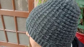 Gents Knitting Cap # Knitting design