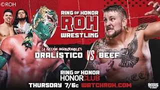 Dralistico v BEEF / Одиночный матч / ROH Honor Club #135 / WWE 2K25