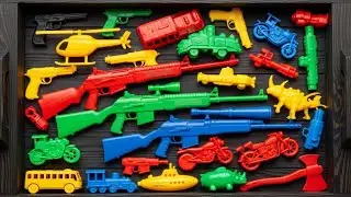 Membersihkan Nerf AK47, Shotgun, Sniper Rifle, Assault Rifle, Glock Pistol, M16, Machine Gun, Hulk