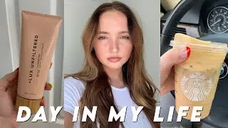 VLOG: chill day at home, my new coworker & pumpkin cold brew is back