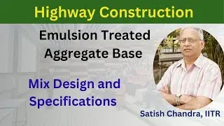 Emulsion Treated Aggregate Base ETA or ETB, design of mix as per South African Bitumen Association
